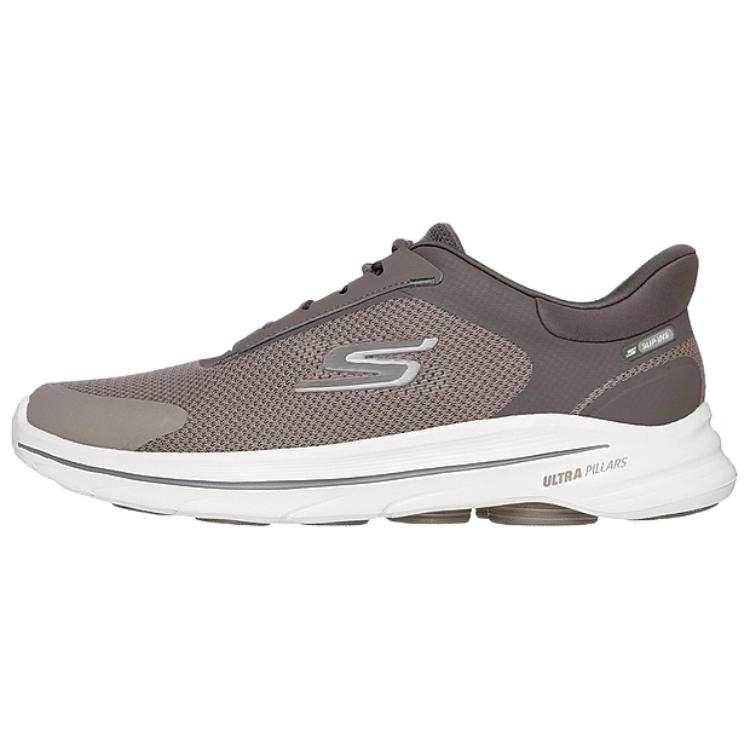 Skechers Go Walk 8 Low top Casual Shoes Men's Brown White