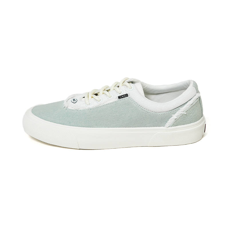NICEID NICEID Abrasion Resistant Breathable Low top Canvas Shoes Unisex Light Blue