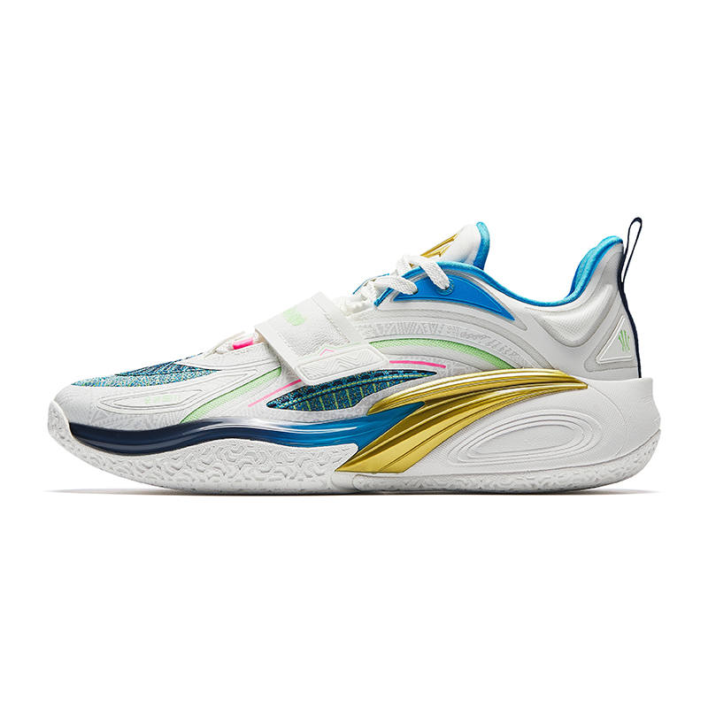 Anta KAI 1 Low top Basketball Shoes Men's White Blue