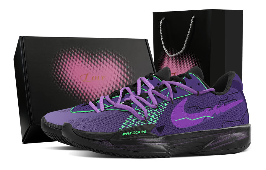 Nike Nike Air Zoom G.T. Cut Academy Lightweight Low top Basketball Shoes Men's Purple