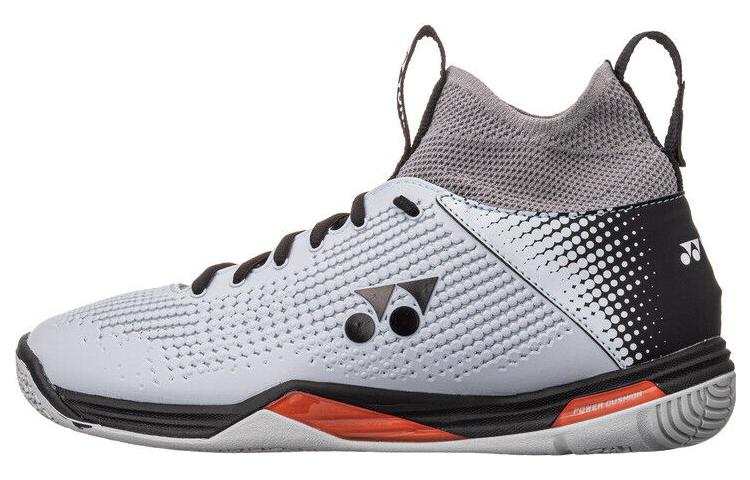 YONEX Power Cushion Cushioning Abrasion Resistant Cushioning, Wear Resistant High top Badminton Shoes Men's Light Gray