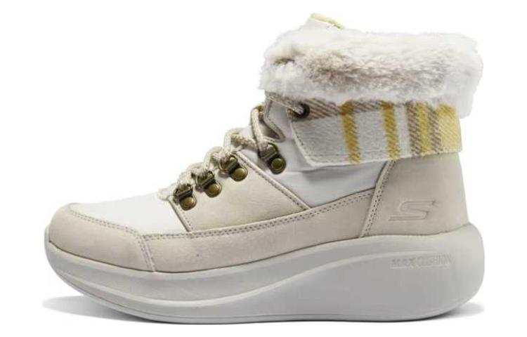 Skechers Winter Comfy Boots 'Beige White' Women's
