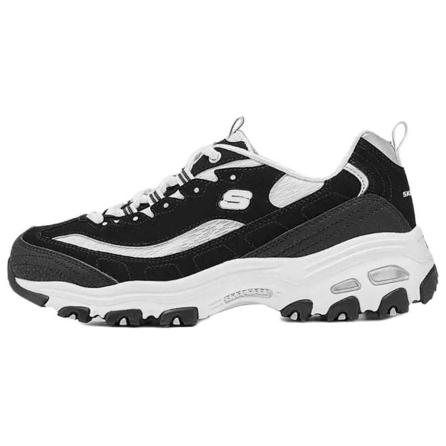 Skechers D'Lites 1.0 Low top Chunky Sneakers Women's Black White