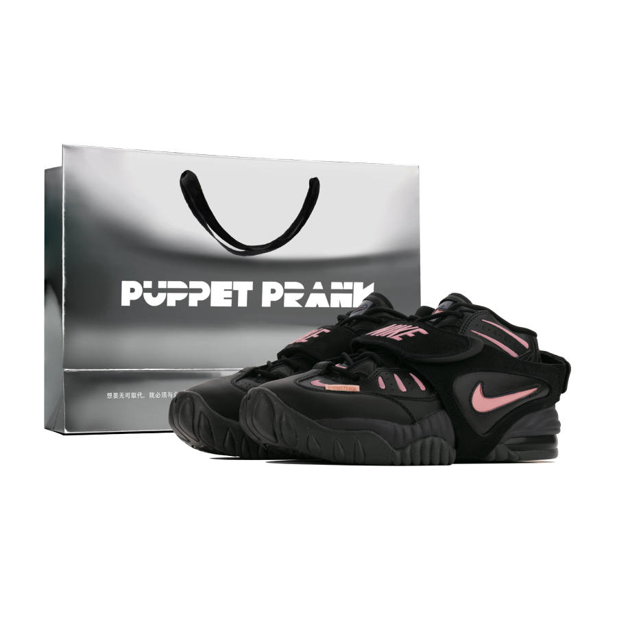 Nike Nike Air Adjust Force Slip Resistant Abrasion Resistant Mid top Vintage Basketball Shoes Women's Black Pink