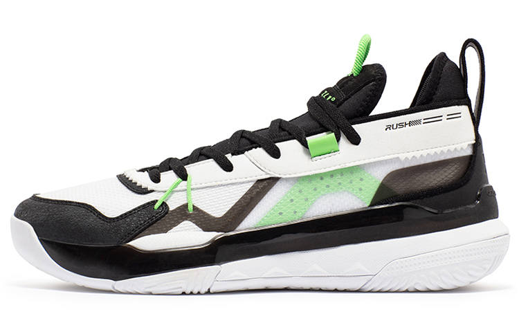 361° Burning Fight 3.0 Cushioning Abrasion Resistant Breathable Low top Basketball Shoes Men's White Black