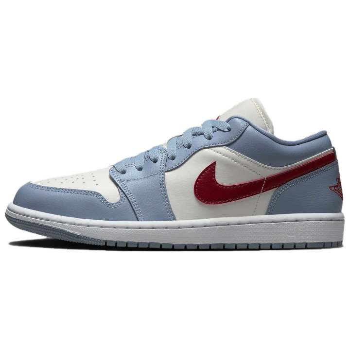 Jordan Jordan 1 Low Blue Whisper Dune Red Women's