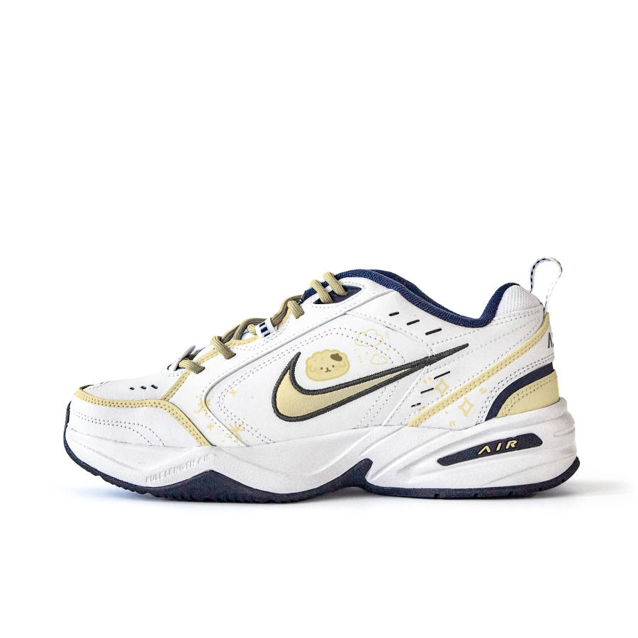 Nike Nike Air Monarch 4 Tutu Small Peach PU, Textile, Synthetic Leather Slip Resistant Abrasion Resistant Low top