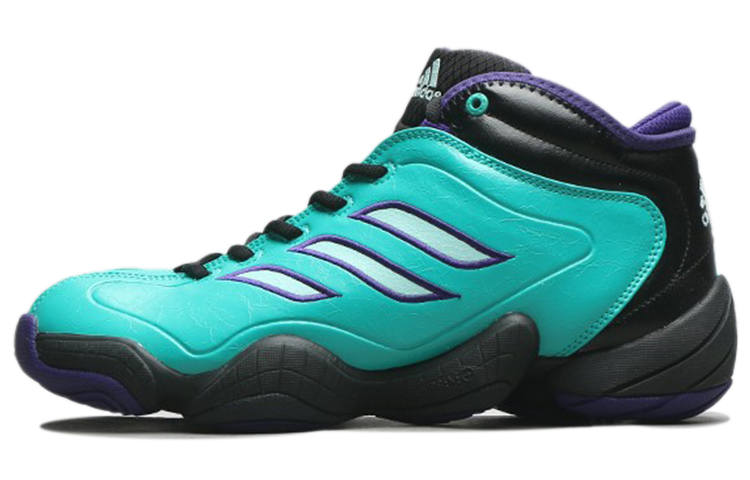 Adidas Adidas Crazy 3 Slip Resistant Coverage Slip Resistant Coverage Mid top Vintage Basketball Shoes Men's Blue Black