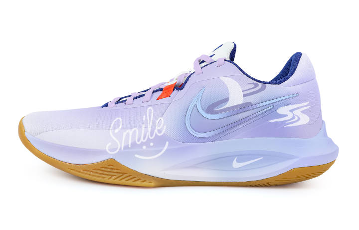 Nike Nike Precision 6 Low top Basketball Shoes Men's Purple