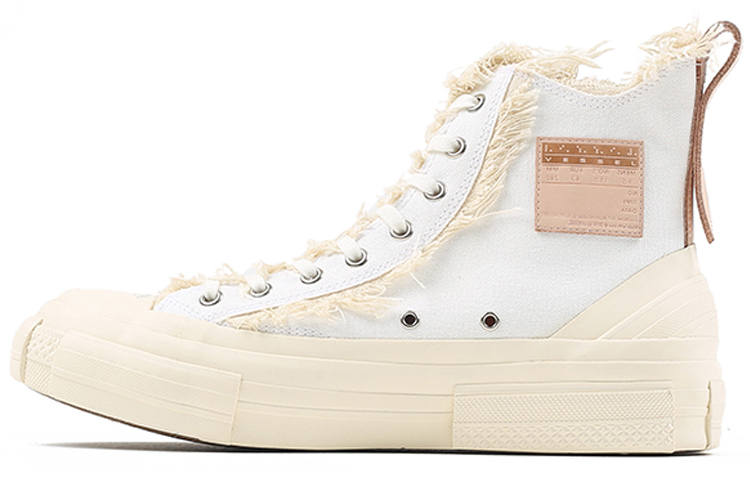 XVESSEL VESSEL G.O.P Highs Wu Jianhao High top Canvas Shoes Unisex White