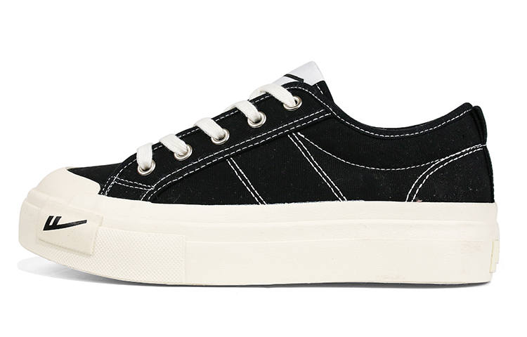 WARRIOR WARRIOR Low top Canvas Shoes Unisex Black