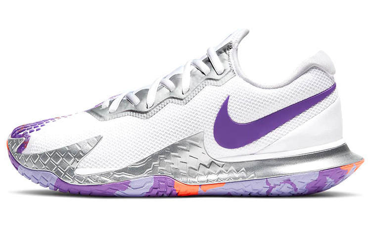 Nike Nike Court Air Zoom Vapor Cage 4 White Purple Pulse Women's