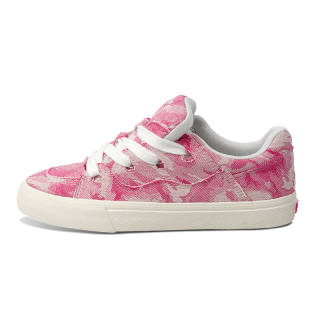 BURNING FLAME REVENFEXSPOTM x BURNING FLAME Thermal Height Increasing Low top Canvas Shoes Unisex Peach Pink