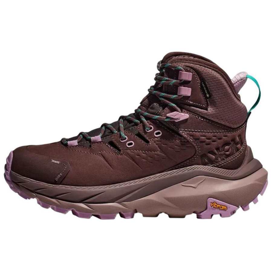 HOKA ONE ONE Kaha 2 Slip Resistant Abrasion Resistant High top Hiking Shoes Women's Umber