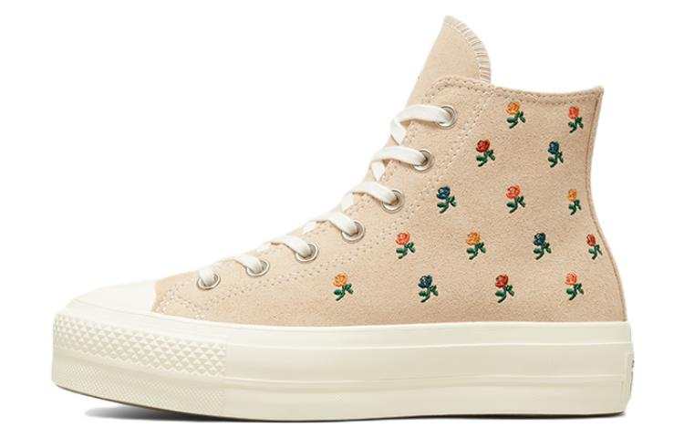 Converse Chuck Taylor All Star Wmns Converse Lift Platform High 'Embroidered Roses' Women's