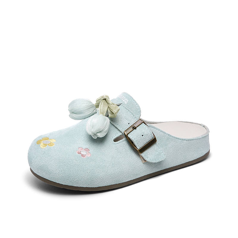 KEAIDENI Quiet Abrasion Resistant Quiet Abrasion Resistant Closed Toe Slippers Women's