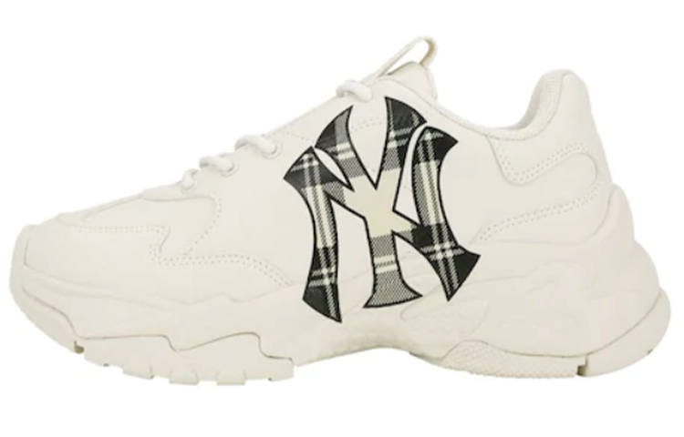 MLB Big Ball Chunky New York Yankees Vintage Abrasion Resistant Lightweight Height Increasing Low top Chunky Sneakers