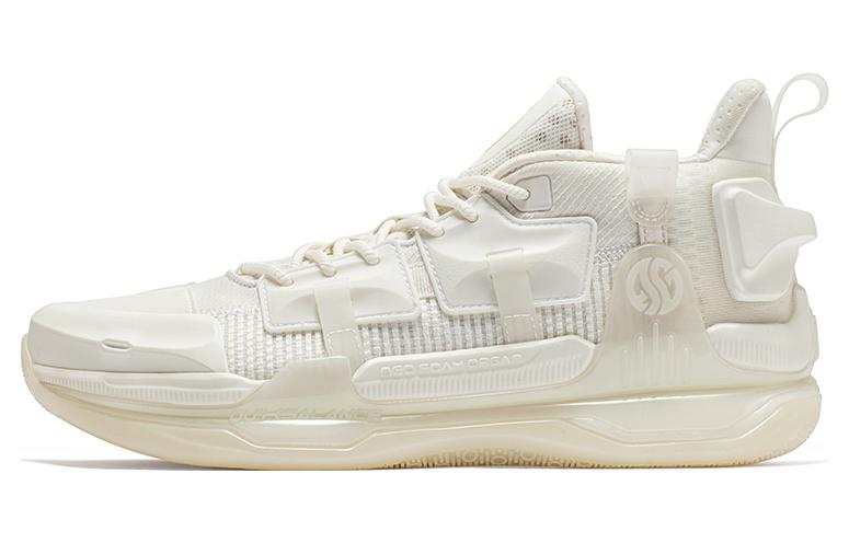 361° RXAG1 Abrasion Resistant Slip Resistant Low top Basketball Shoes Men's Feather White