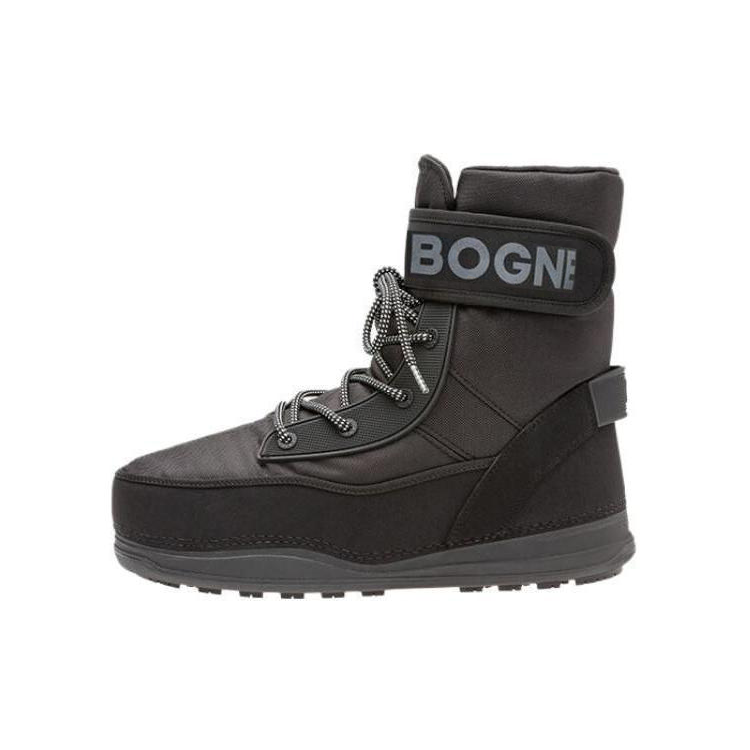 BOGNER Thermal Slip Resistant Thermal Slip Resistant Crew Snow Boots Men's Black