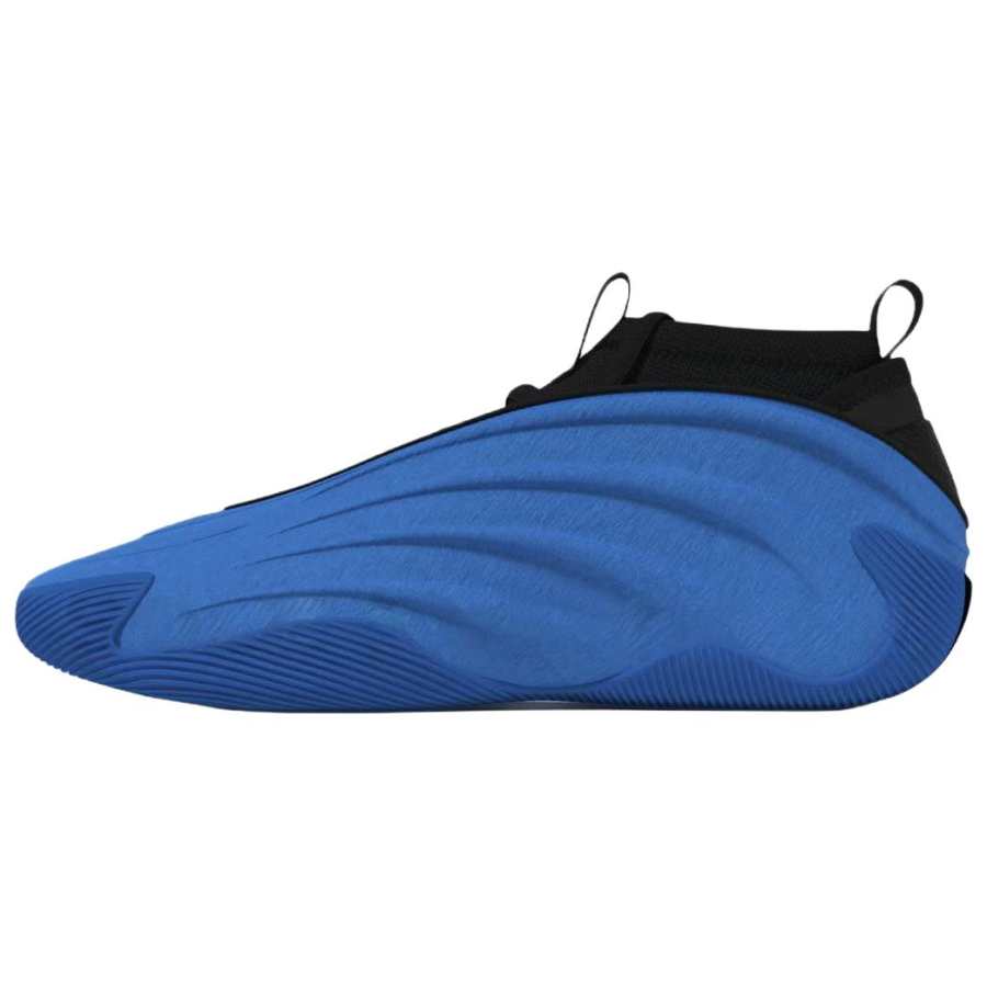 Adidas Adidas Harden Vol.9 Slip Resistant Abrasion Resistant Mid top Basketball Shoes Men's Blue Black