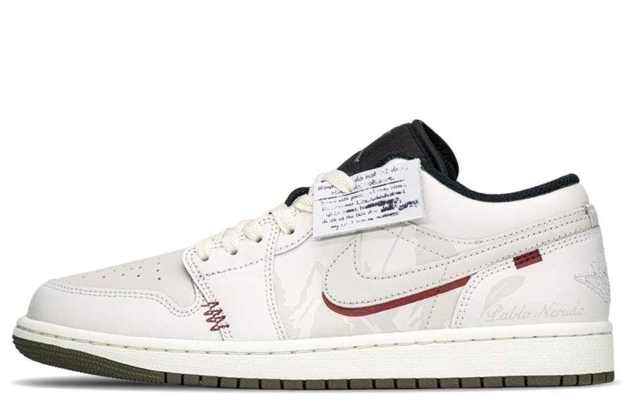 Jordan Jordan Air Jordan 1 Slip Resistant, Abrasion Resistant, Breathable, Lightweight, Height Increasing
