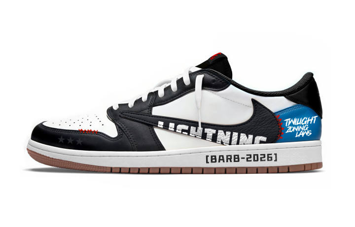 Jordan Travis Scott x Jordan Air Jordan 1 Lightning Hook Abrasion Resistant Breathable Abrasion Resistant Breathable Low top