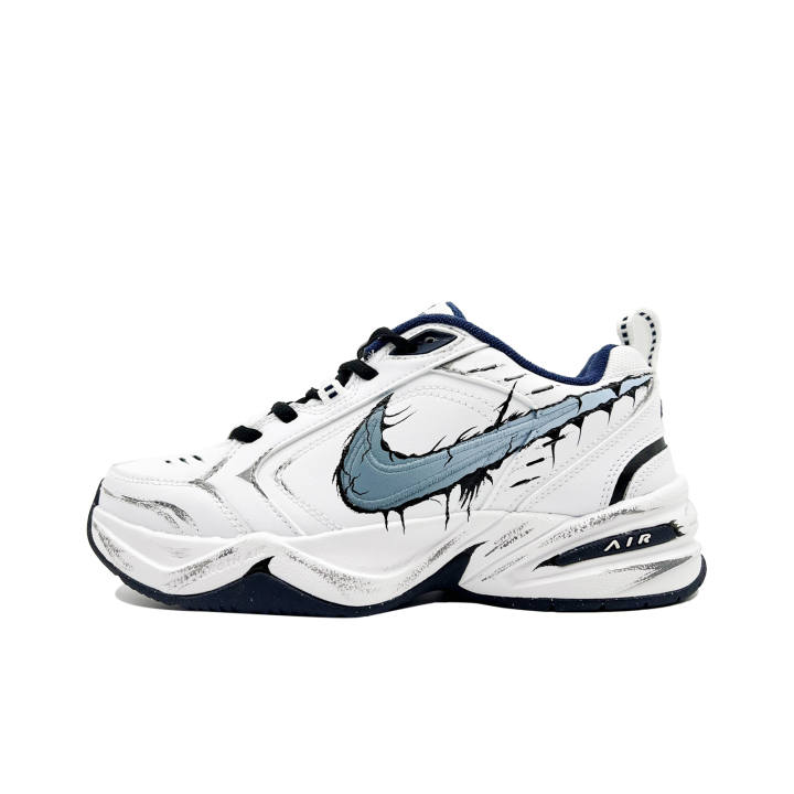 Nike Nike Air Monarch 4 Chunky Sneakers Unisex Low Top White Blue