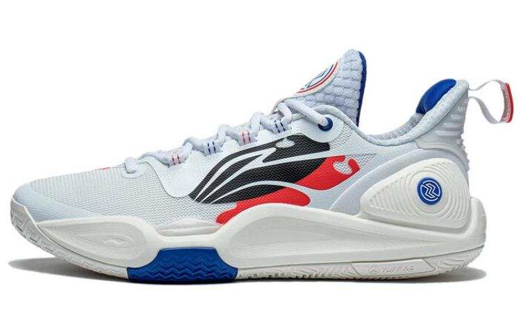Li-Ning Li Ning Speed 9 Low top Basketball Shoes Men's White Red