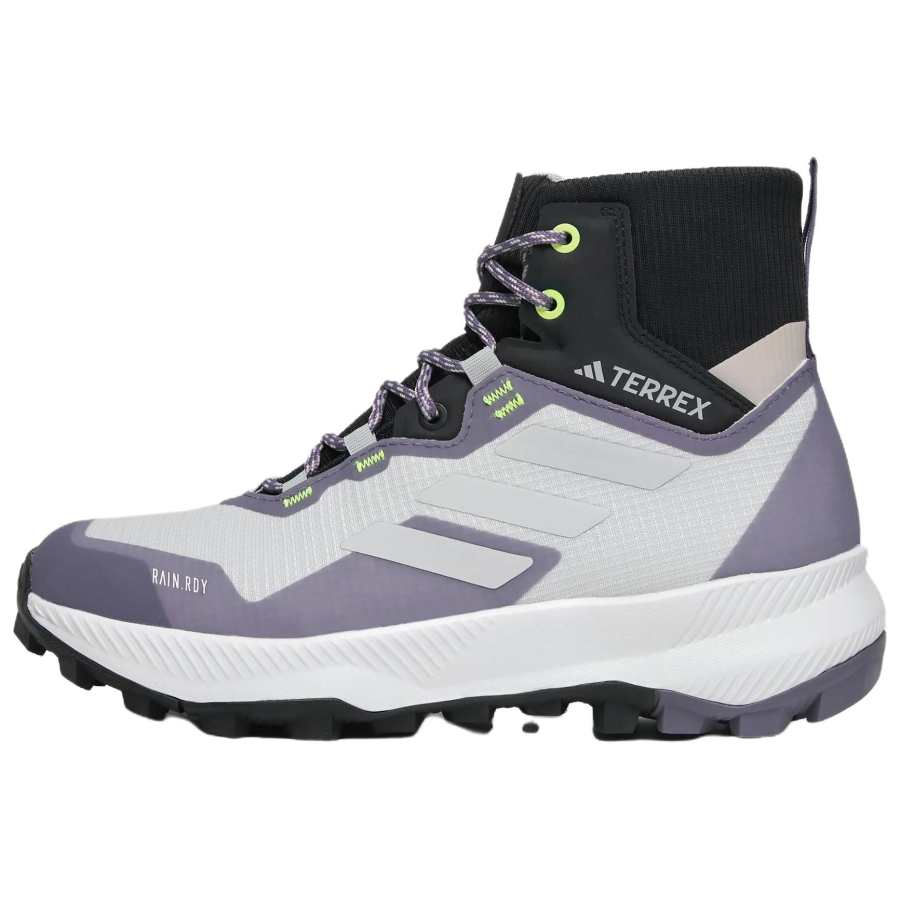 Adidas Adidas Terre Abrasion Resistant Abrasion Resistant High top Mountaineering Hiking Shoes Women's Gray Purple