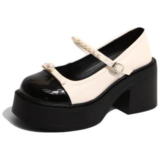 OPOA Chunky Heel Mary Jane Shoes 6CM Women's