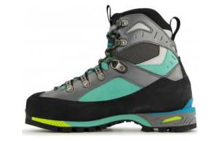 SCARPA Cushioning Slip Resistant Cushioning Slip Resistant Mid top Mountaineering Shoes Women's Blue Green