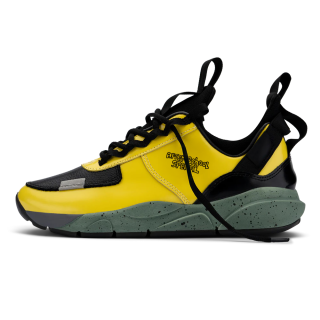 AFTER SCHOOL SPECIAL Cushioning, Wear Resistant Low top Chunky Sneakers Men's Yellow
