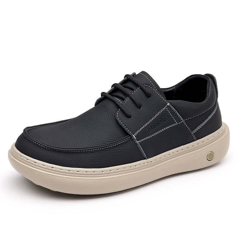 WARRIOR Warrior 2025 Fall Casual Leather Shoes Men's