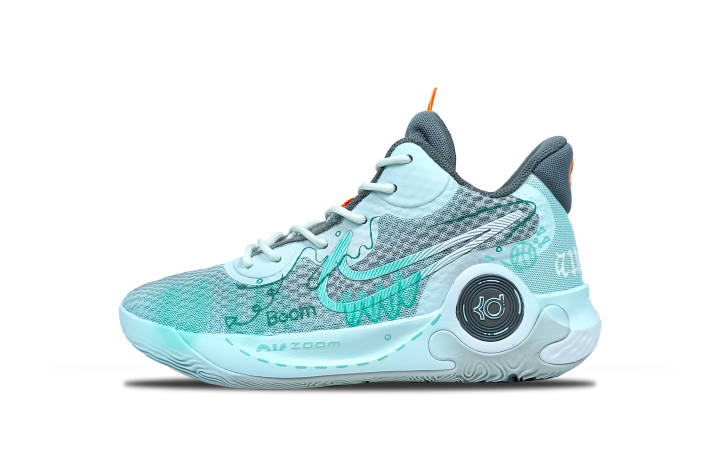 Nike Nike KD Trey 5 IX Fabric Cushioning Abrasion Resistant Impact Resistant Super Light Low top Basketball Shoes Unisex