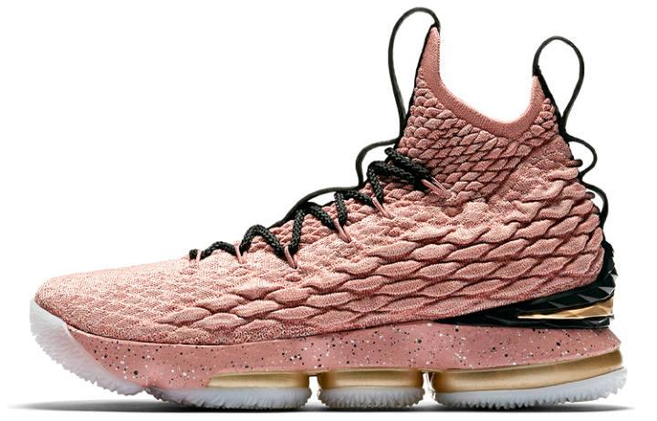 Nike Nike Lebron 15 All Star 2018 James Mid top Performance Basketball Shoes Men's Black Pink