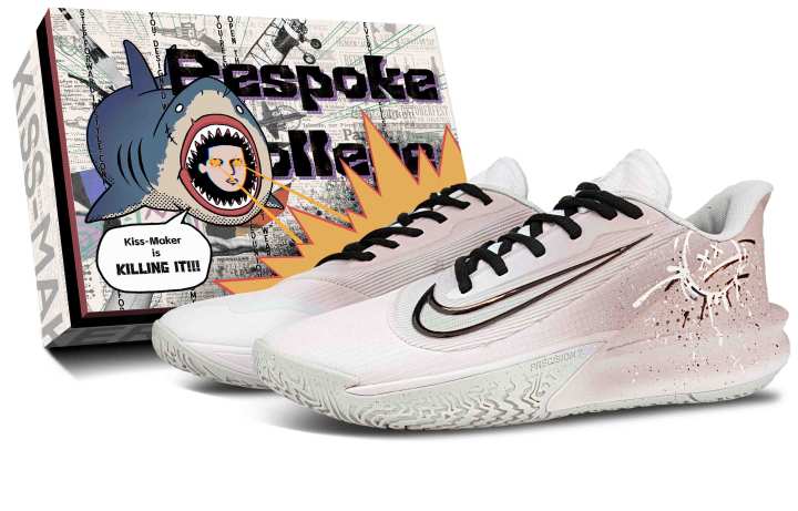 Nike Nike Precision 7 Mesh Cushioning Low top Basketball Shoes Unisex Pink