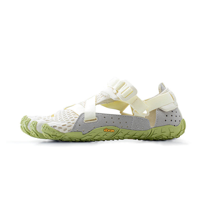 Vibram Slip Resistant Abrasion Resistant Support Quick Dry Low top Training Shoes Women's Ivory White