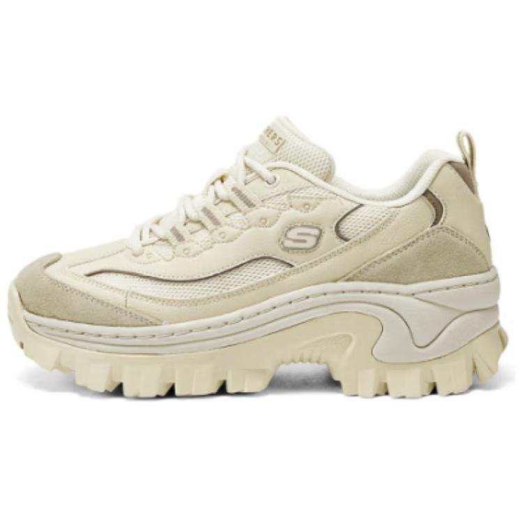 Skechers Street Soft And Comfortable Low top Chunky Sneakers Women's Ecru