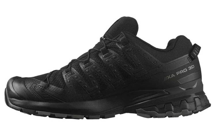 SALOMON XA Pro 3D V9 Round Tip Low top Outdoor Shoes Men's Black