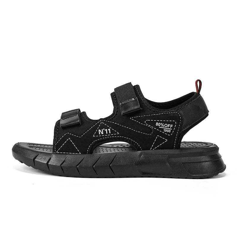 maigaole Beach Sandals Men's Beige/Black/White