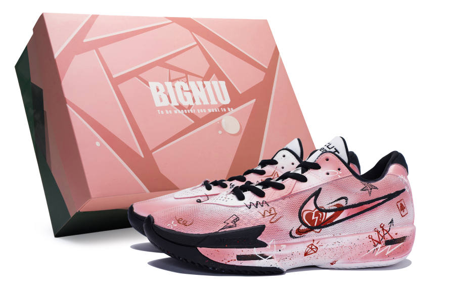 Nike Nike Air Zoom G.T. Cut Academy 811 Manufacturing, Heartbeat Surround Red, Special Shoe Box Low top Basketball Shoes