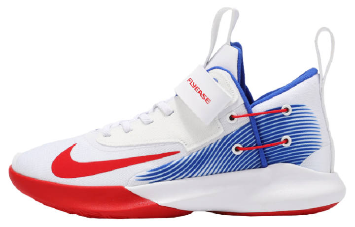Nike Nike Precision 4Flyease White Red/Blue Domestic Edition