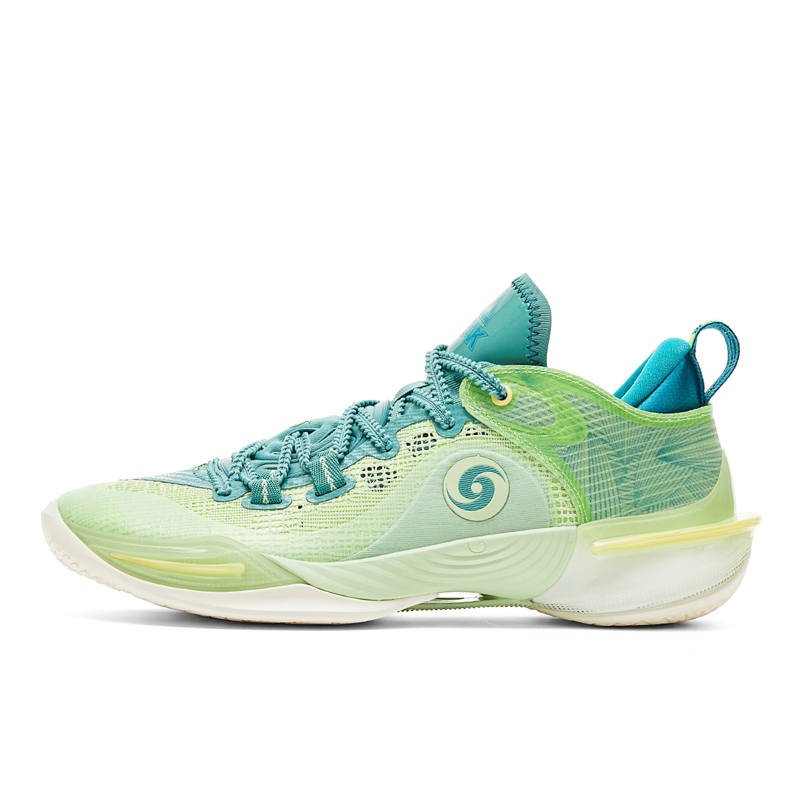 PEAK Basketball Shoes Unisex Low Top Pistachio Green/Oyster Green
