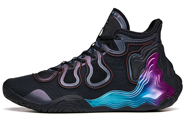 Anta Star Mountain ' Aurora ' Cushioning Slip Resistant Abrasion Resistant High top Performance Basketball Shoes Men's