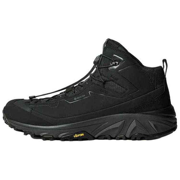 VAUDE KAILAS x VAUDE Slip Resistant Abrasion Resistant Mid top Hiking Shoes Men's Black