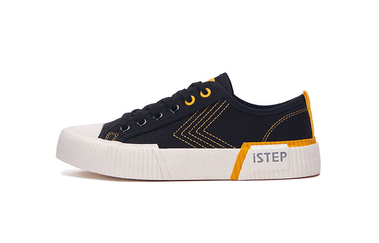 ISTEP Slip Resistant Slip Resistant Low top Canvas Shoes Men's Black