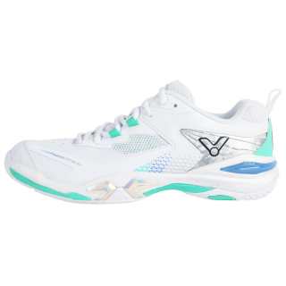 VICTOR 9200TTY PU, Mesh Slip Resistant Abrasion Resistant Low top Badminton Shoes Unisex White Green