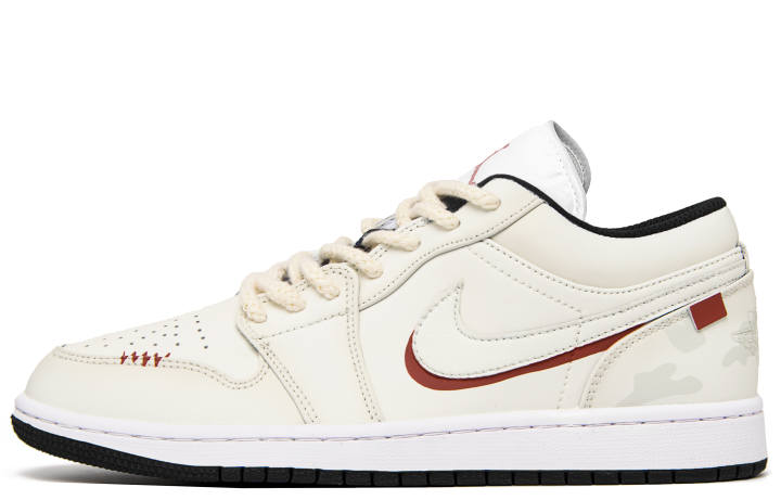 Jordan Jordan Air Jordan 1 Mountain Mist Romance Slip Resistant Abrasion Resistant Slip Resistant Abrasion Resistant Low top