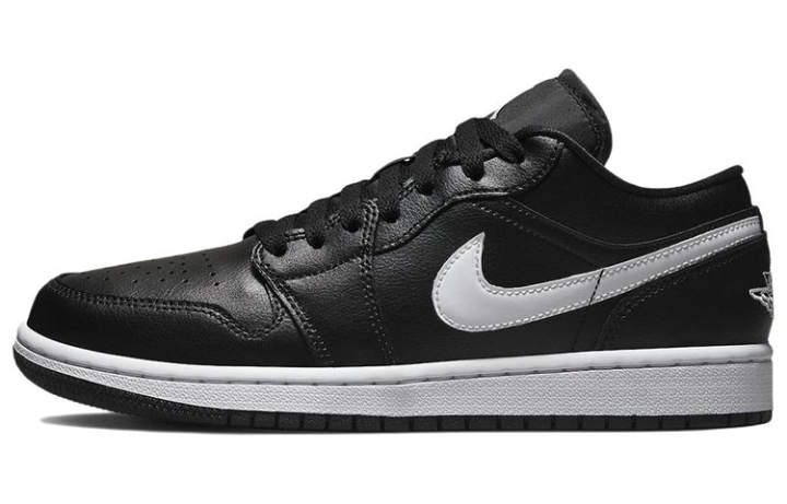 Jordan Jordan 1 Low Black White 2022 Women's