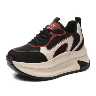 NRDROFFICIAL Cushioning Breathable Lightweight Low top Chunky Sneakers Women's